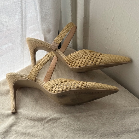 Raffia Dolce Vita Heels - Picture 5 of 7